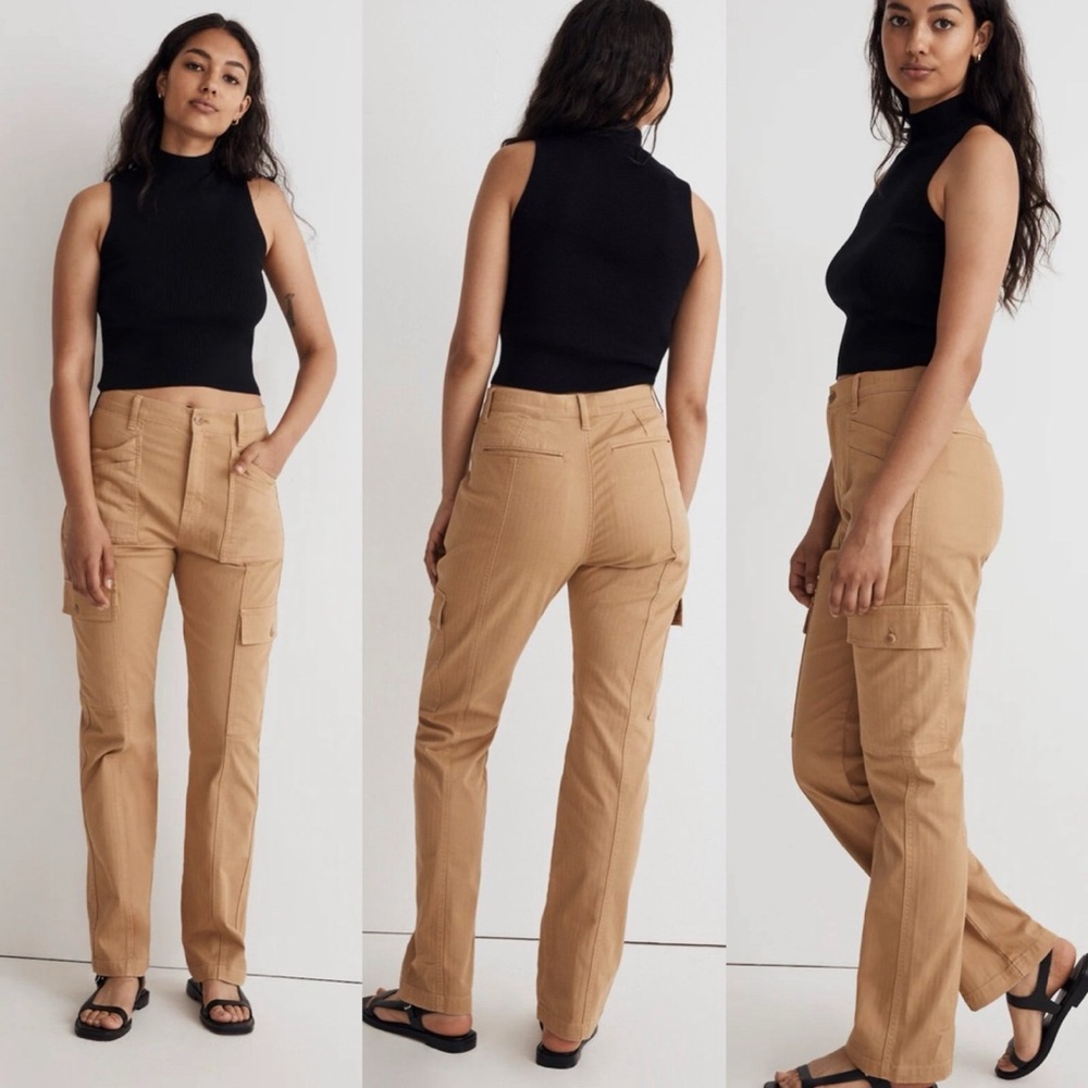 Madewell Curvy 90s Straight Cargo Jeans 29 NWT
